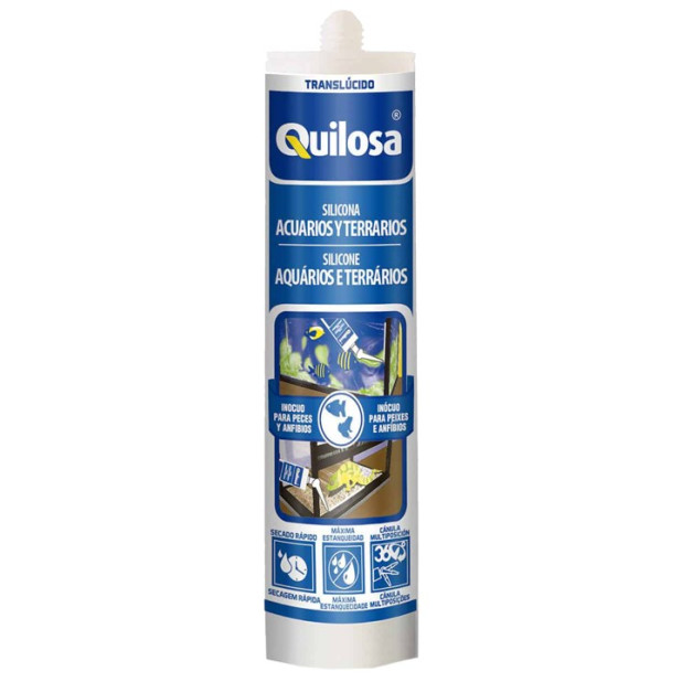 SILICONA ACUARIOS Y TERRARIOS NEGRO 300ML