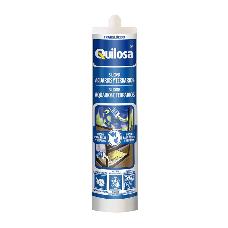 SILICONA ACUARIOS Y TERRARIOS TRANSLUCIDA 300ML