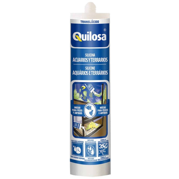 SILICONA ACUARIOS Y TERRARIOS TRANSLUCIDA 300ML