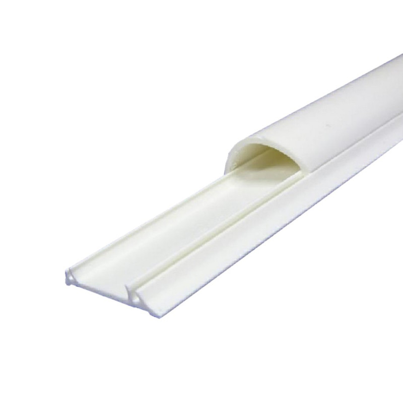 CANALETA 10x35MM ADHESIVA BLANCA SUELOS 2MTS