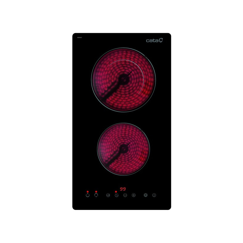 VITROCERAMICA CATA MOD.TD 3002 BK/B NEGRA