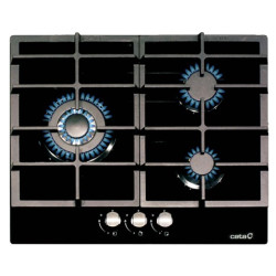 PLACA GAS  CRISTAL CATA MOD.LCIB 6021 NEGRO (NO USAR)