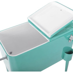 NEVERA VINTAGE C/RUEDAS METAL ARUBA