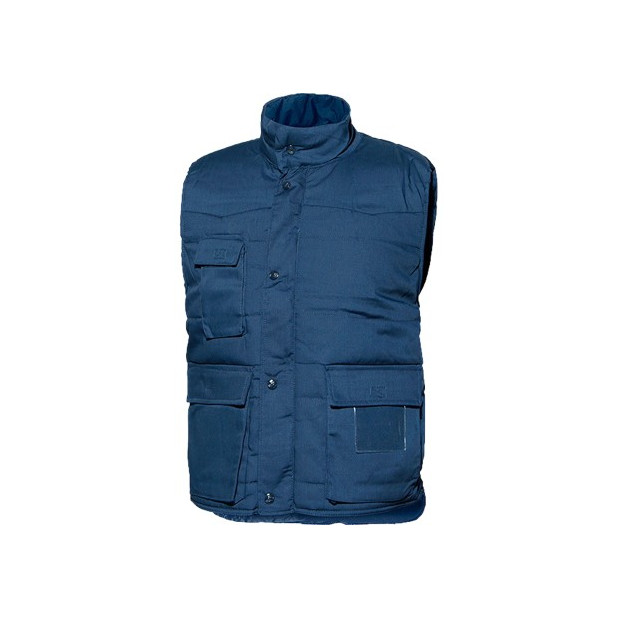 CHALECO MULTIBOLSILLOS AZUL T.M