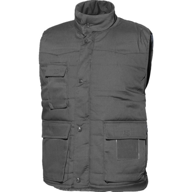 CHALECO MULTIBOLSILLOS GRIS T.M