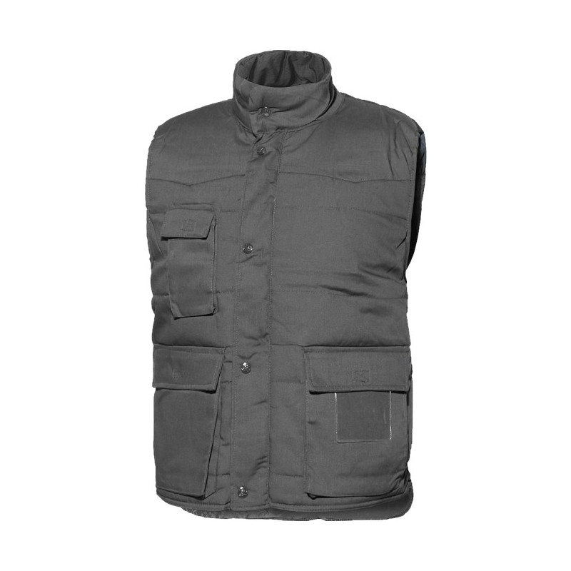 CHALECO MULTIBOLSILLOS GRIS T.L