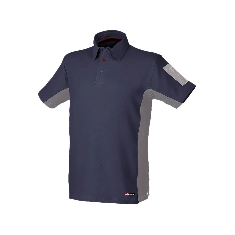 POLO STRECH MANGA CORTA AZUL T.L