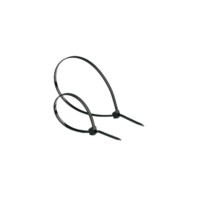 BRIDAS NYLON NEGRA 4,8x430 BLISTER 100UND
