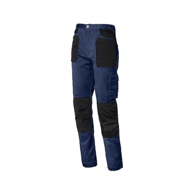 PANTALON STRETCH AZUL T.S