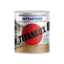 TITANLUX BARNIZ AL AGUA MATE INCOLORO 750ML