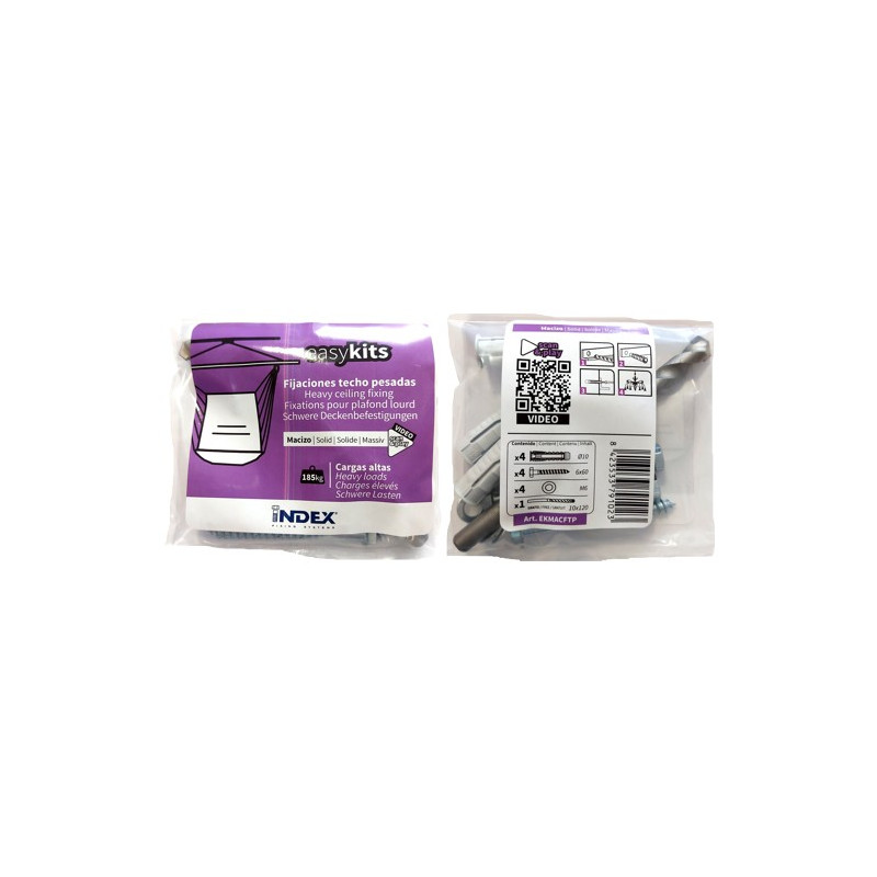 EASYKIT FIJACIONES TECHO PESADAS-MACIZO