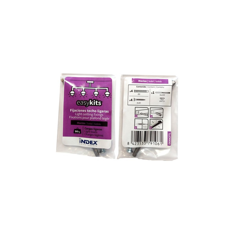 EASYKIT FIJACION TECHO LIGERAS-MACIZO