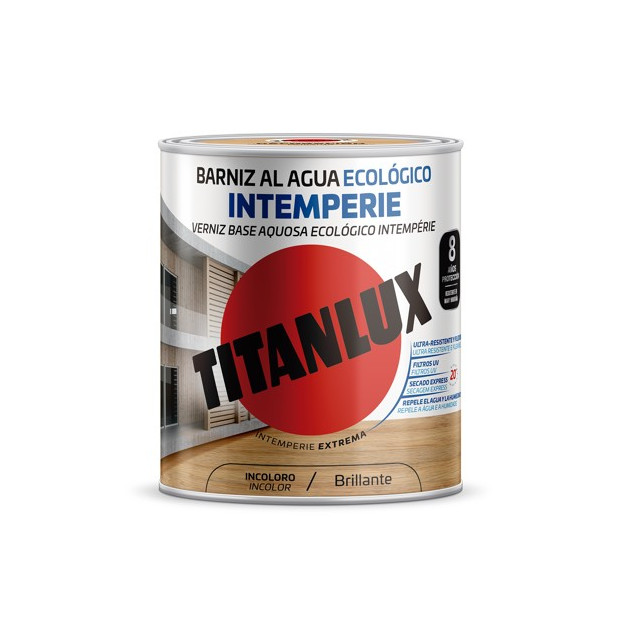 BARNIZ  AGUA ECO INTEMP BRILLANTE INCOL.750ML