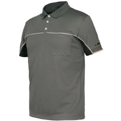 POLO EXTREME 8825B MANGA CORTA GRIS CLARO T.S