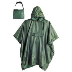 PONCHO IMPERMEABLE NYLON PVC 1510 VERDE