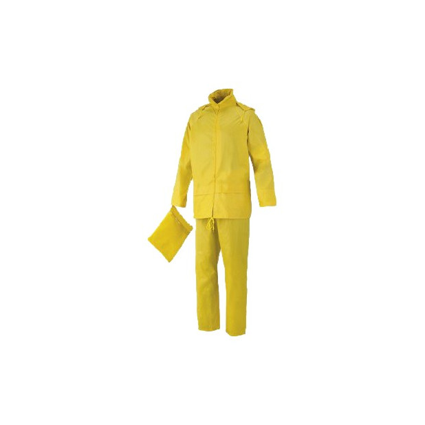 CONJUNTO IMPERMEABLE POL. PVC 1700 AMARILLO T.XL