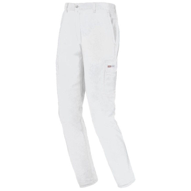 PANTALON ALGODON EASY STRECHE BLANCO