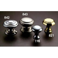 POMO LATON 843 NIQ. SATINADO 30MM