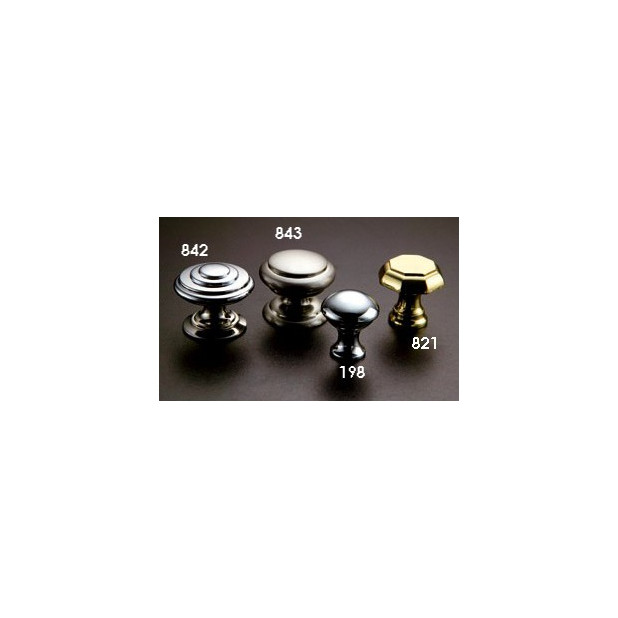 POMO LATON 843 NIQ. SATINADO 30MM