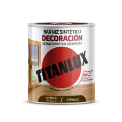 TITANLUX BARNIZ SINTETICO SATINADO WENGUE 250ML