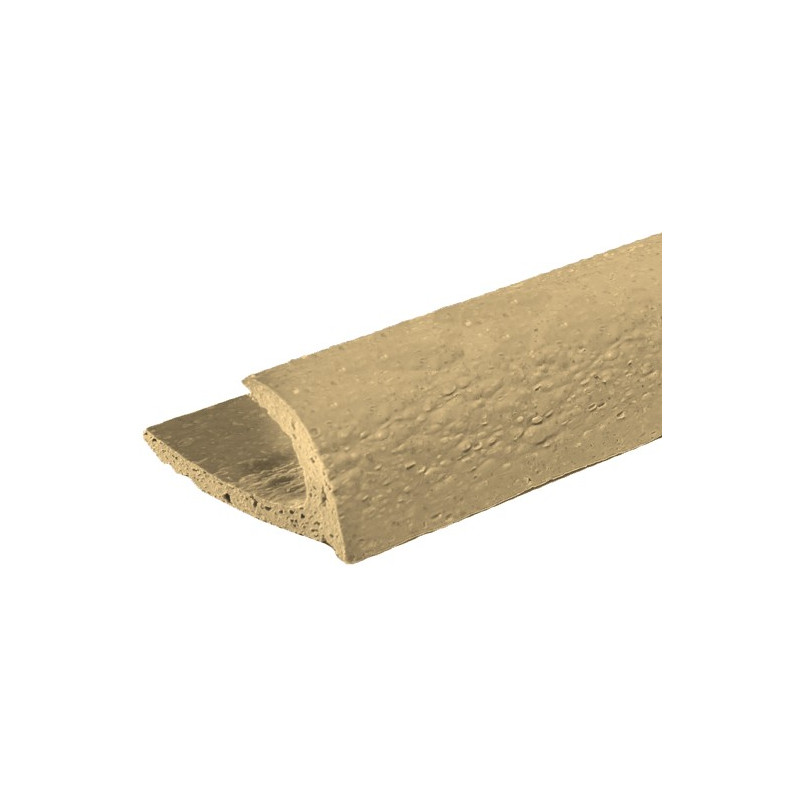 PERFIL FIBRA RUSTICA BEIGE 10MM TIRA 2.6
