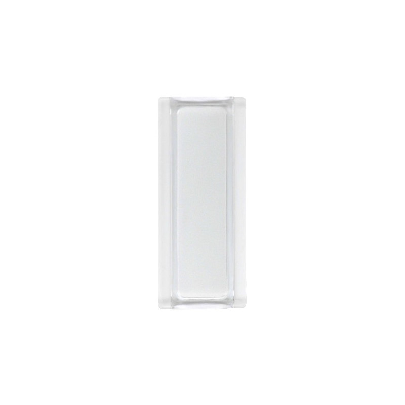 PERFIL TERMINAL P/BLOQUE VIDRIO BLANCO 19x8