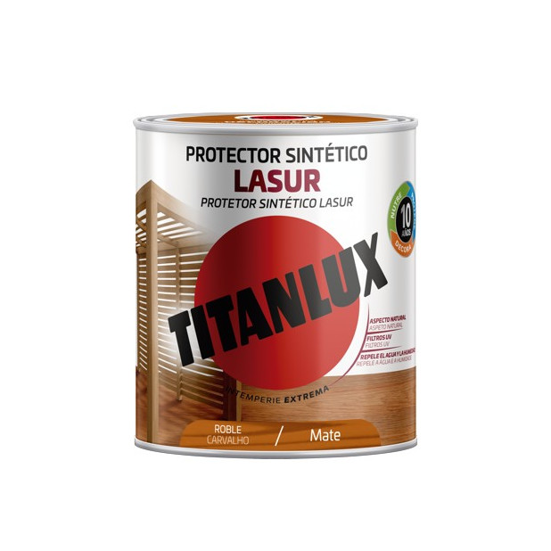 TITANLUX PROTECTOR LASUR SINT.MATE ROBLE 750ML
