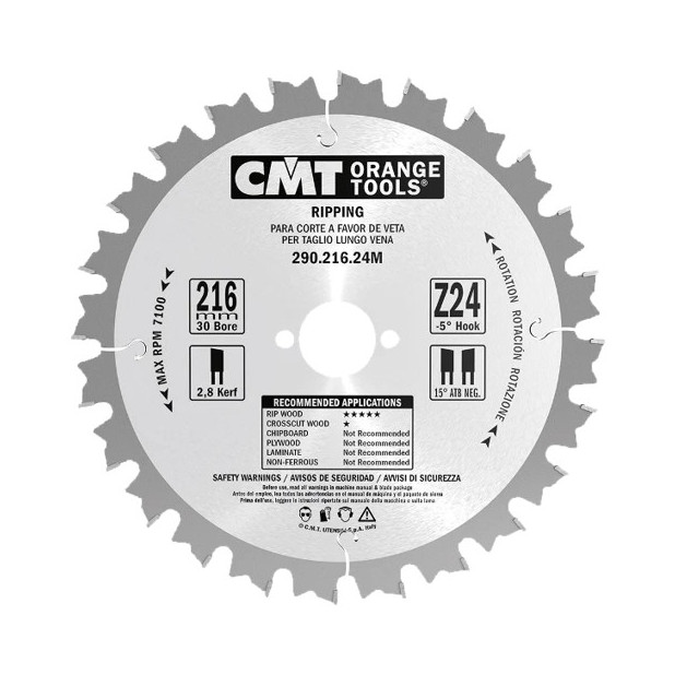 SIERRA CIRCULAR CMT 250x2,8x30 Z-24