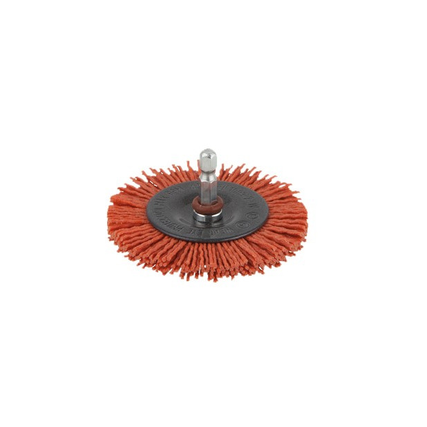 CEPILLO DISCO DE NYLON 6mm.x100mm.