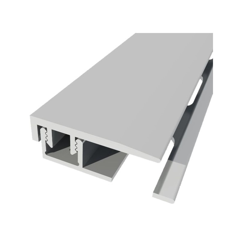 REMATE FINAL ALUM PLATA (03) 25MM+BASE 270CM