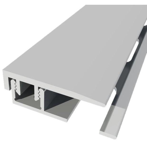 REMATE FINAL ALUM PLATA (03) 25MM+BASE 270CM