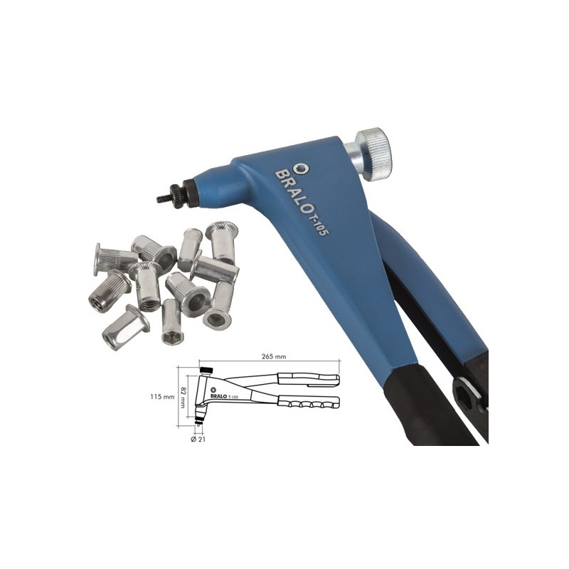 REMACHADORA TUERCAS T-105 MANUAL