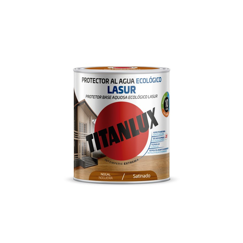 TITANLUX PROTECTOR AL AGUA SATINADO NOGAL 750ML (DESCAT.)