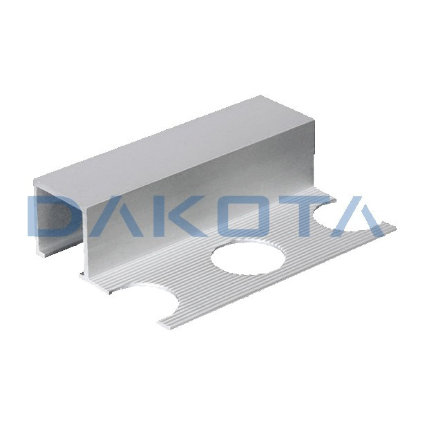 LISTELO ALU. CUADRADO BRILLO 2,6x12x10mm ECO