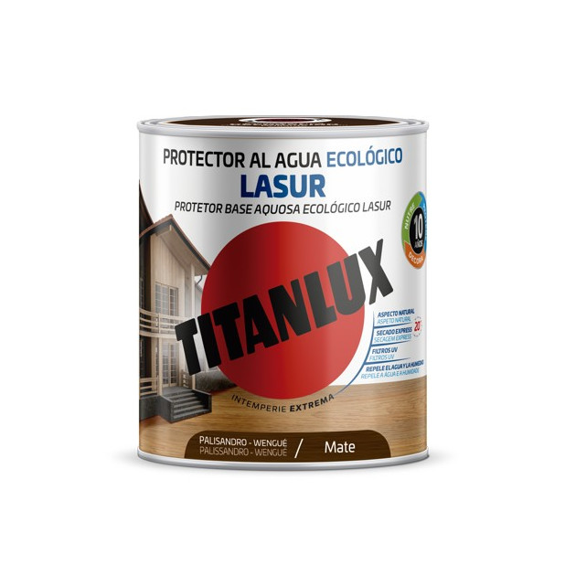 TITANLUX PROTECTOR AL AGUA  MATE PALISANDRO WENGUE 750ML(DESCAT.)