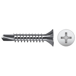 TIRAFONDO DIN 7504P AVE PHI P/BROCA 4,8x16 ZINC