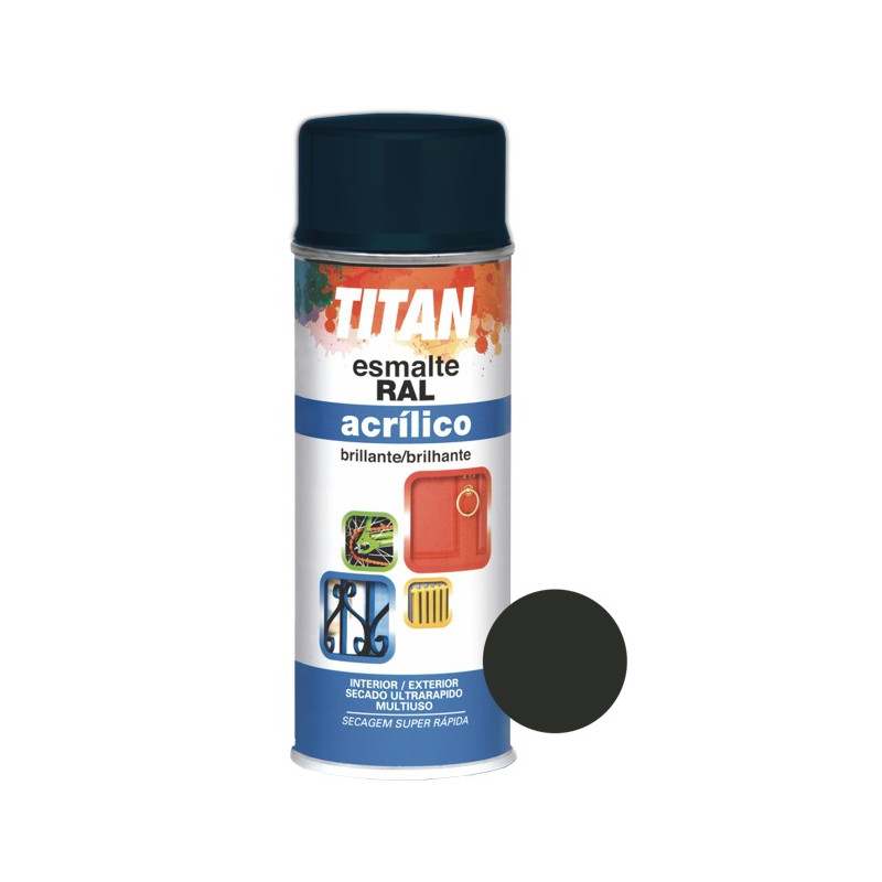 SPRAY ESM. ACRILICO VERDE RAL6009 400ML