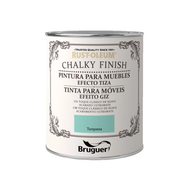 CHALKY MUEBLE AZUL TURQUESA 0,75L
