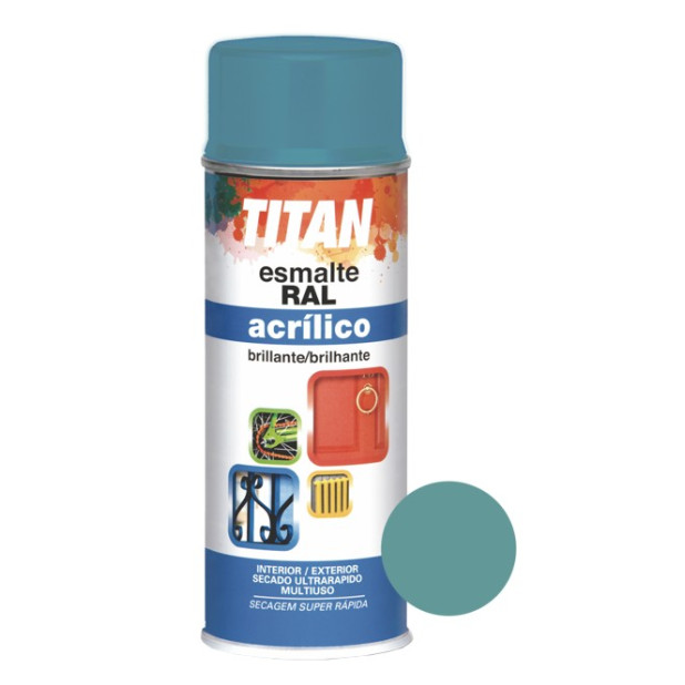 SPRAY ESM. ACRILICO GRIS RAL7001 400ML