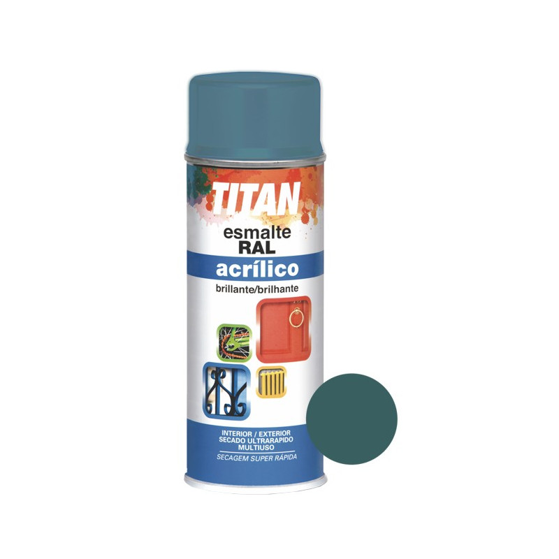 SPRAY ESM. ACRILICO GRIS HIERRO RAL7011 400ML