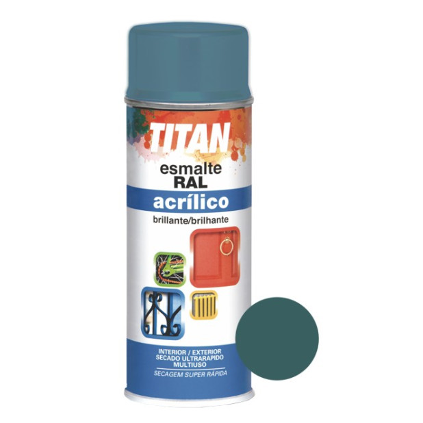 SPRAY ESM. ACRILICO GRIS HIERRO RAL7011 400ML