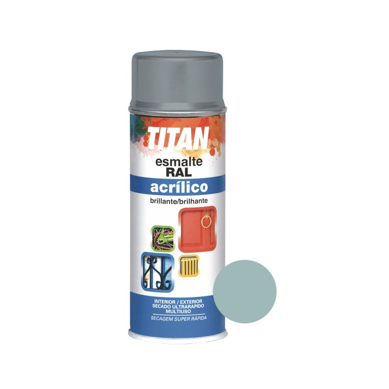 SPRAY ESM. ACRILICO PLATA RAL9006 400ML