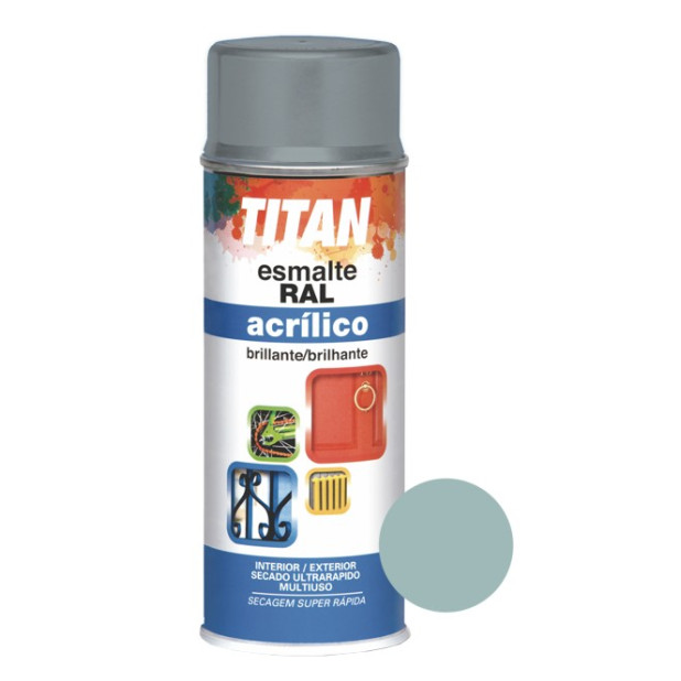SPRAY ESM. ACRILICO PLATA RAL9006 400ML