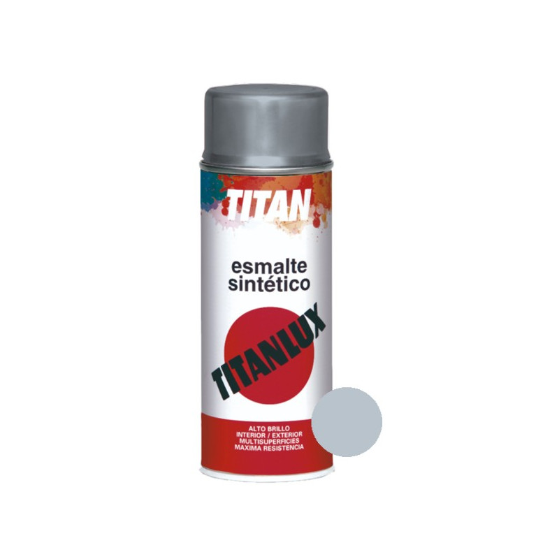 SPRAY TITAN ESM. SINT. GRIS PERLA RAL0509 400ML.