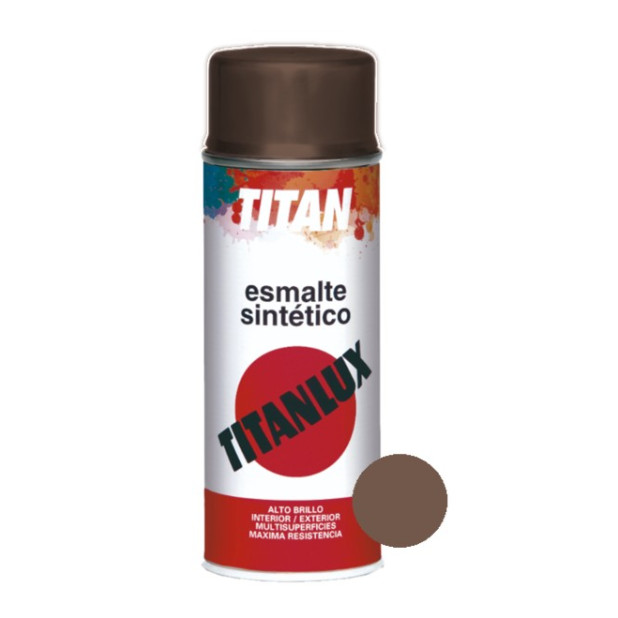 SPRAY TITAN ESM. SINT. PARDO 0517 400ML.