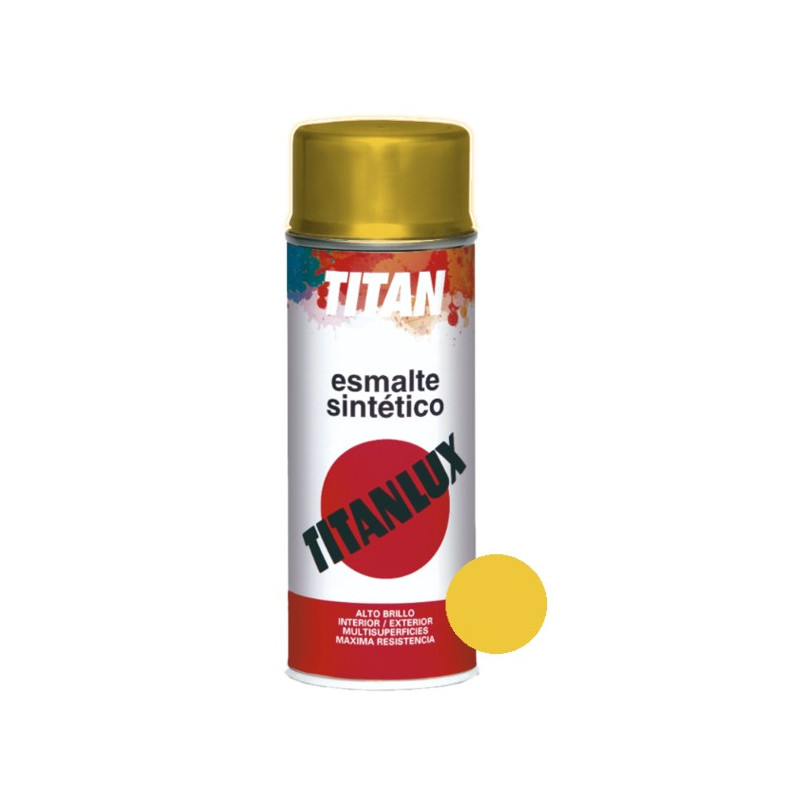 SPRAY TITAN ESM. SINT. AMARILLO REAL 0529 400ML.