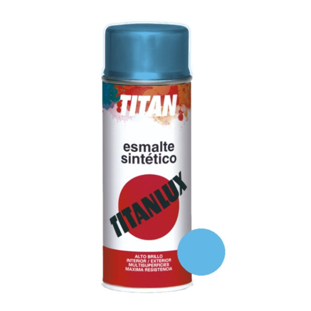 SPRAY TITAN ESM. SINT.AZUL DANUB 0535 400ML.