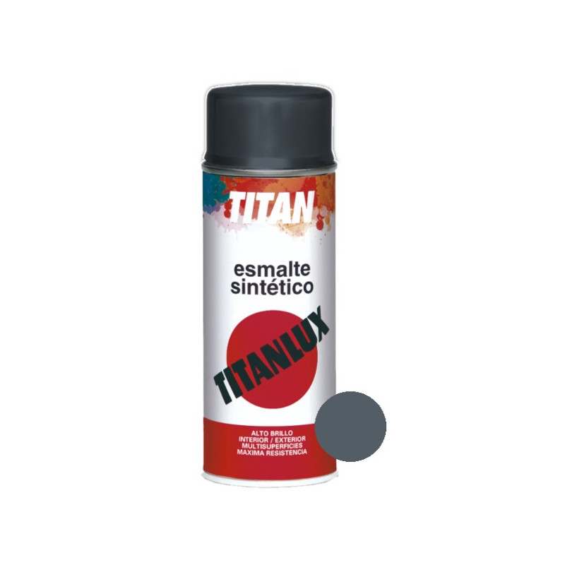 SPRAY TITAN ESM.GRIS MEDIO 0549 400ML.(DESCAT.)