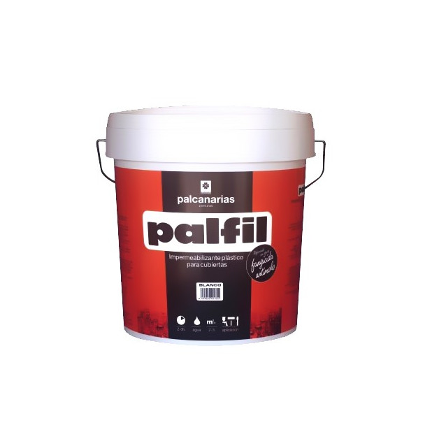 IMPERMEABILIZANTE PALFIL BLANCO 15L.