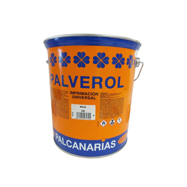PINTURA PALVEROL IMPRIM. UNIV. ROJA 4L.